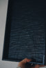 Keiichi Murakami - K-11 Black lacquered hand-carved wooden tray in Japanese chestnut