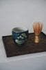 Keiichi Murakami - K-8 Black lacquered hand-carved wooden tray in Japanese chestnut