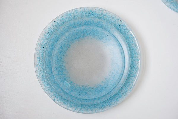 Nobuko Soda - Blue Glass Round Plates