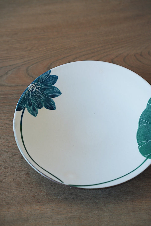 Momoko Otani - Blue Lotus Large Plate