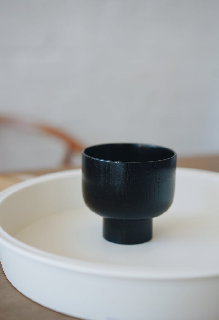 Hiroyuki Watanabe - Footed wooden bowls (LAST ONE)
