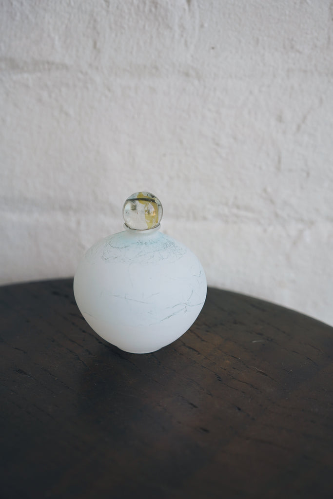 Nomichi Hashimura - Decorative Glass Bottle with a Ball Shaped Stopper (NEW)