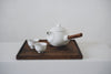 Keiichi Murakami - K-7 Black lacquered hand-carved wooden tray in Japanese chestnut