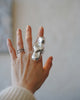 Haruna Sugie - SUGATA Silver Mirror Glass Rings