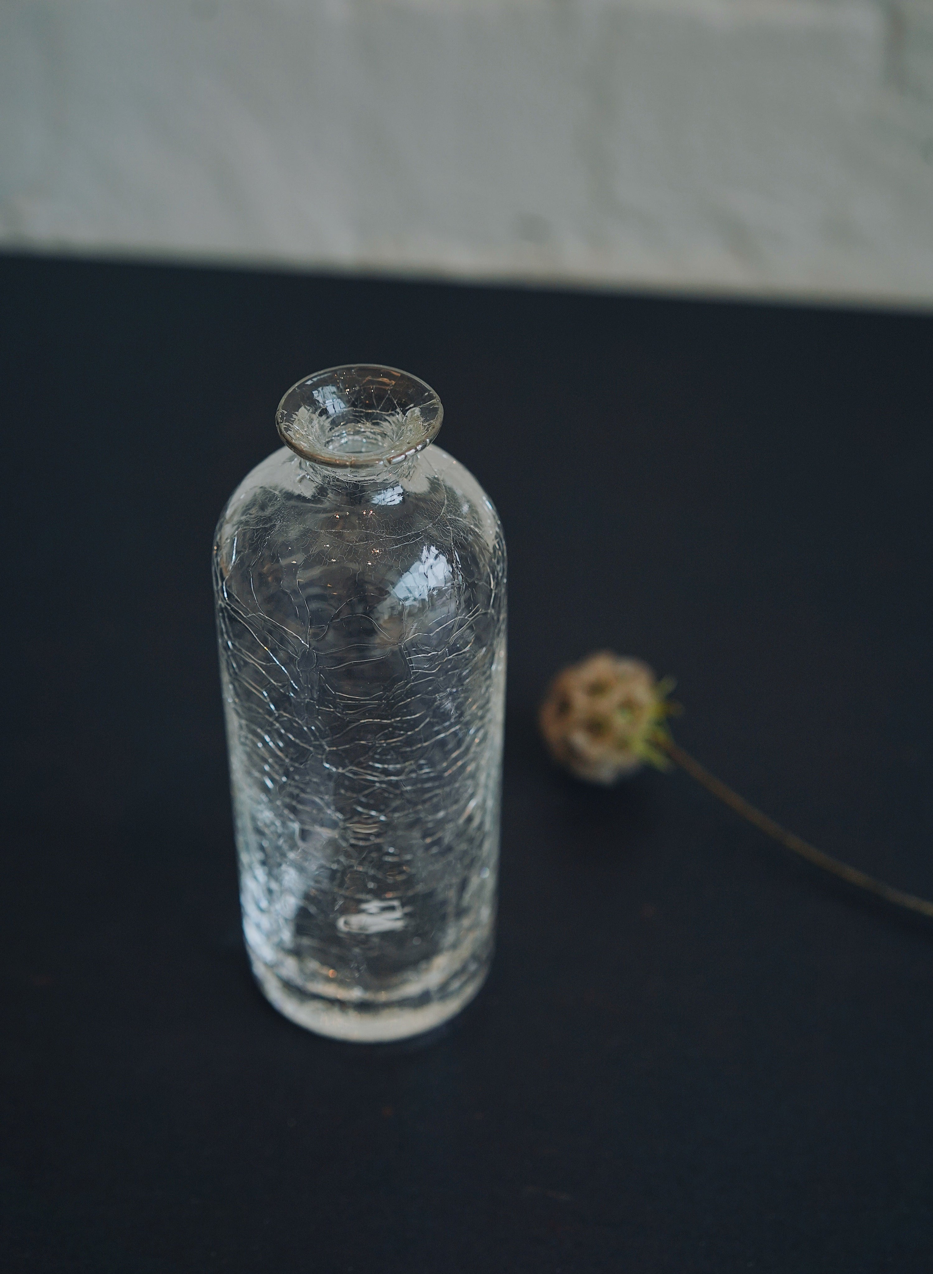 Daisaku Hashimura - CRACK Ichirin-zashi Vase Clear – Kurashi Japanese ...
