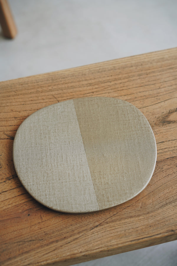 Junko Yashiro - Tin-lacquered Plate in two tones (LAST ONE)