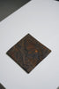 Keiko Murakami - #3 Hand-dyed persimmon & rust dyed coasters dark tone large (NEW)