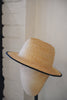 Wica Grocery - Drop shaped brim straw hat (LAST ONE)
