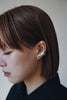 Haruna Sugie - SUGATA Silver Mirror Glass Ear Cuffs