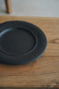 Junko Yashiro - Black lacquered rim plate