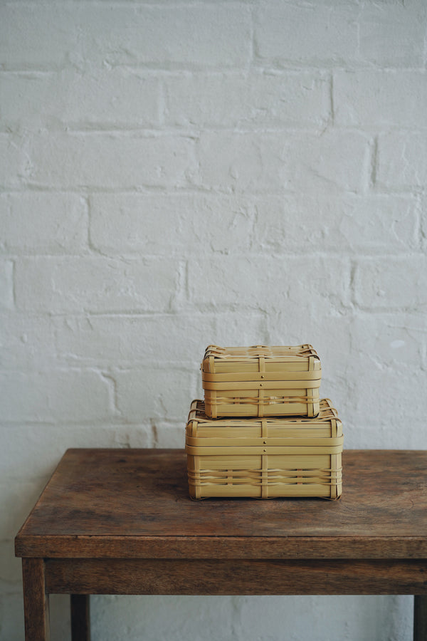 Yuki Matsuda - Hand-woven bamboo storage/bento box