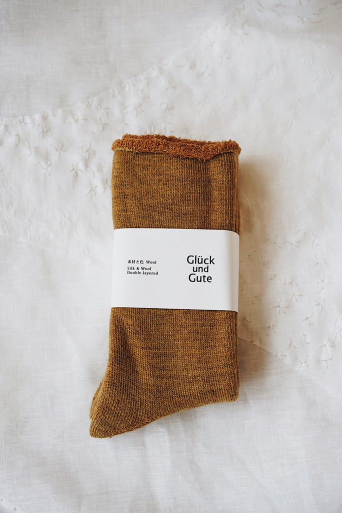 Glück und Gute - Silk & Wool Double-layered Socks