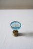 Nobuko Soda - Blue Glass Jewellery Stands with Brass Base