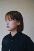 Haruna Sugie - SUGATA Silver Mirror Glass Ear Cuffs