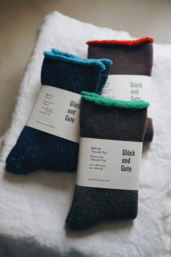 Glück und Gute - Sozai to iro Wool Socks