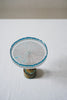 Nobuko Soda - Blue Glass Jewellery Stands with Brass Base