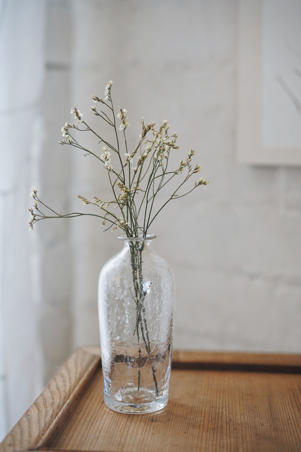 Daisaku Hashimura - CRACK Ichirin-zashi Vase Clear (NEW)