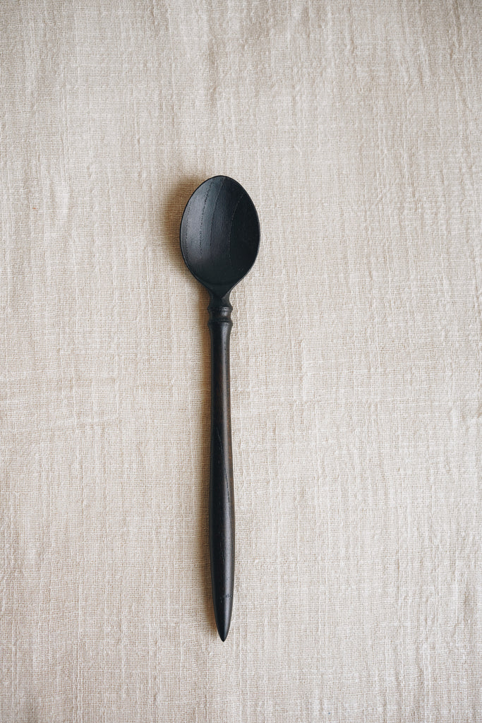 Kenta Nakanishi - Black Lacquered Wooden Cutleries