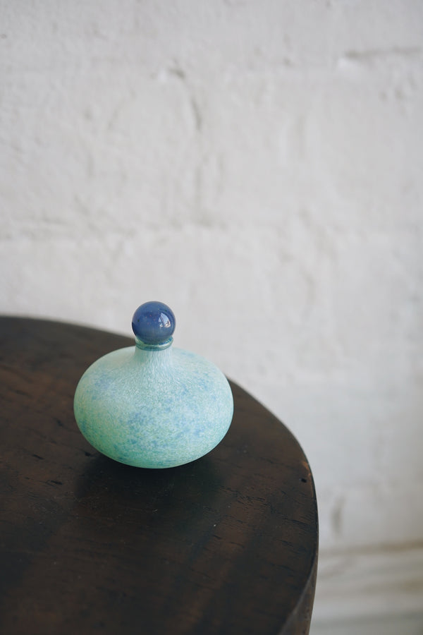 Nomichi Hashimura - Decorative Glass Bottle with a Ball Shaped Stopper (NEW)