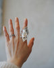 Haruna Sugie - SUGATA Silver Mirror Glass Rings