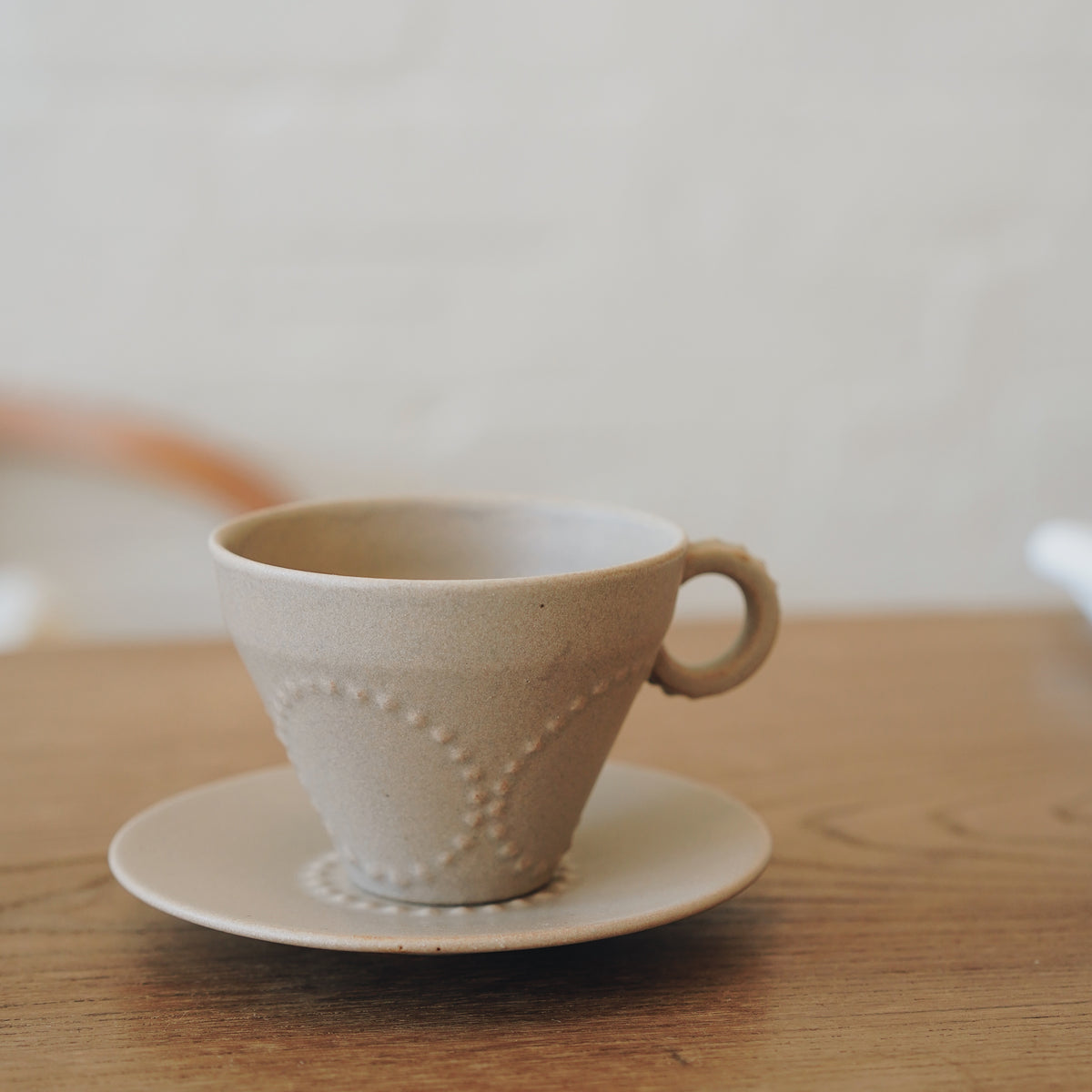 minä perhonen - Tambourine Cup & Saucer (NEW COLOURS) – Kurashi
