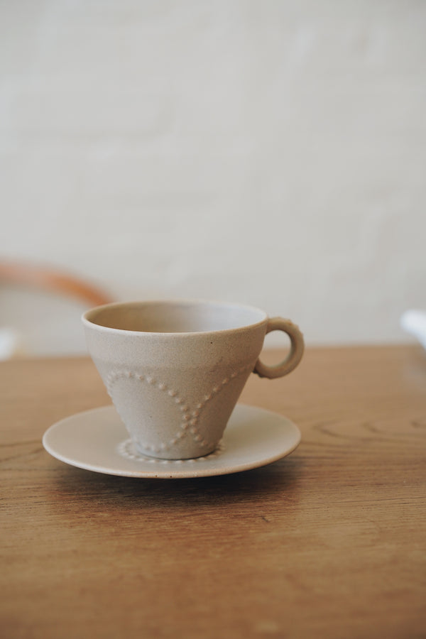 minä perhonen - Tambourine Cup & Saucer (NEW COLOUR)