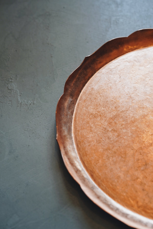 Shutaro Miwa - Copper Flower Tray (LAST ONE)