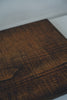 Keiichi Murakami - K-7 Black lacquered hand-carved wooden tray in Japanese chestnut