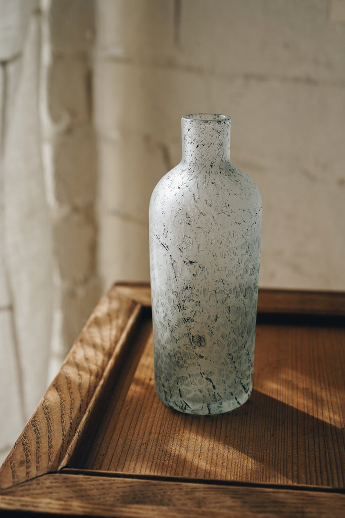 Daisaku Hashimura - CRACK Ichirin-zashi Vase Copper Foil (Different styles)