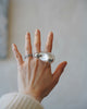 Haruna Sugie - SUGATA Silver Mirror Glass Rings