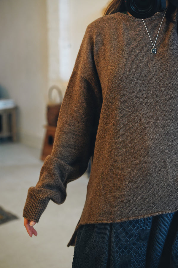 suzuki takayuki - Cashmere and Silk Knitted Pullover (LAST ONE)