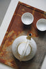 Keiko Murakami - #7 Hand-dyed persimmon & rust dyed tea tray