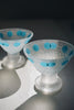 Nobuko Soda - Pâte de Verre Blue Glass Dessert Cup