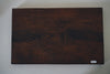 Keiichi Murakami - K-9b Black lacquered hand-carved wooden tray in Amur Cork wood