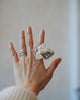 Haruna Sugie - SUGATA Silver Mirror Glass Rings