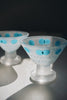 Nobuko Soda - Pâte de Verre Blue Glass Dessert Cup