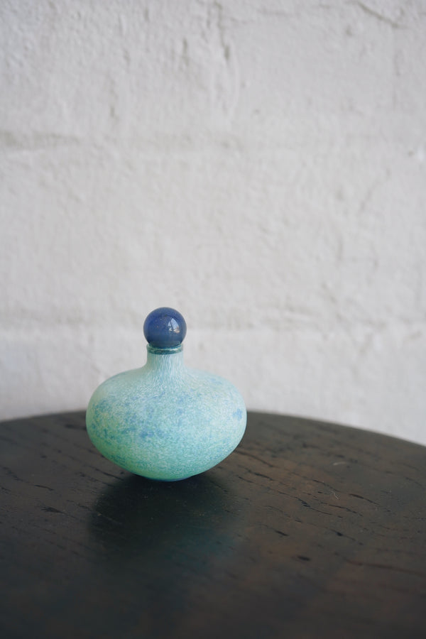 Nomichi Hashimura - Decorative Glass Bottle with a Ball Shaped Stopper (NEW)