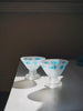 Nobuko Soda - Pâte de Verre Blue Glass Dessert Cup