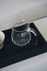 Keiichi Murakami - K-12 Black lacquered hand-carved wooden tray in Camphor wood