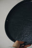 Keiichi Murakami - K-1 Black lacquered hand-carved wooden tray in Japanese cherry wood