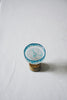 Nobuko Soda - Blue Glass Jewellery Stands with Brass Base