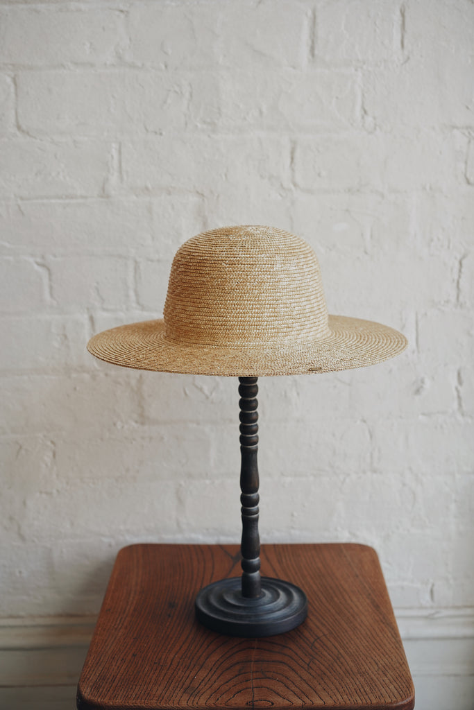 NEW) Wica Grocery - Round Wide Brim Straw Hat – Kurashi Japanese 