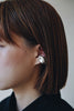 Haruna Sugie - SUGATA Silver Mirror Glass Ear Cuffs