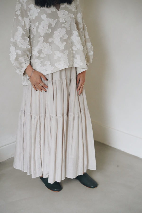 suzuki takayuki - tiered skirt (LAST ONE)