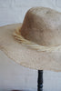 (NEW) Wica Grocery - Tanned Straw Hat with Dried Leaf Décor