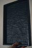 Keiichi Murakami - K-11 Black lacquered hand-carved wooden tray in Japanese chestnut
