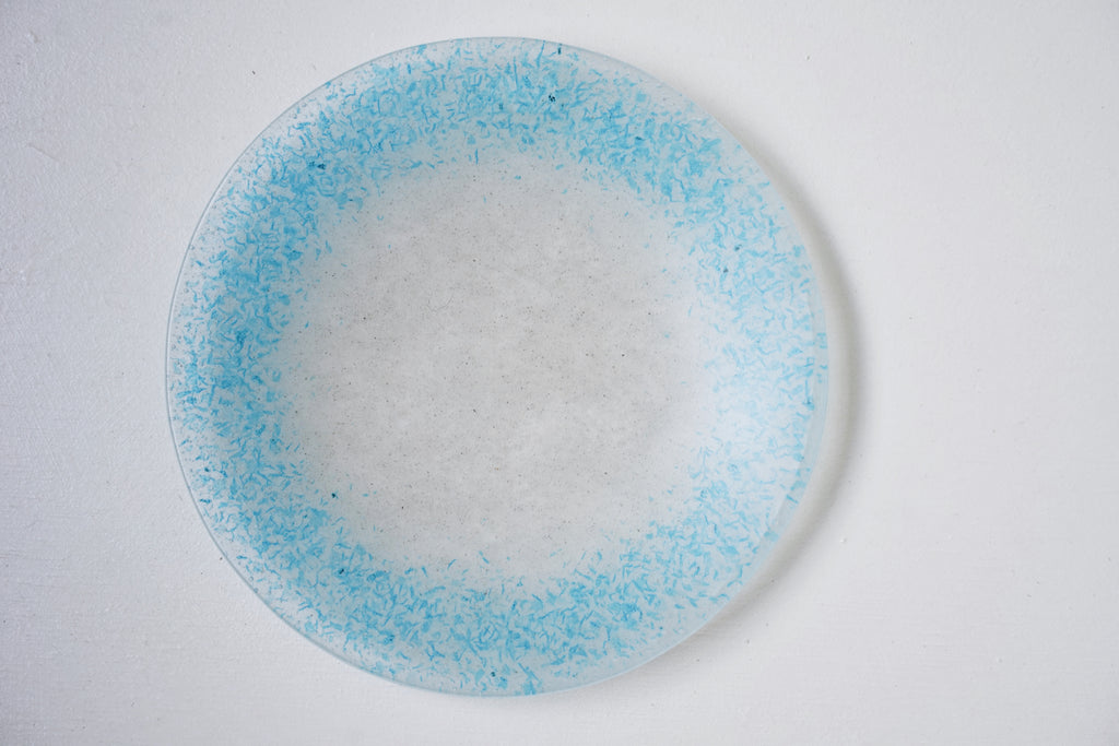 Nobuko Soda - Blue Glass Round Plates