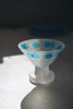 Nobuko Soda - Pâte de Verre Blue Glass Dessert Cup