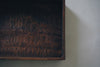 Keiichi Murakami - K-13 Black lacquered hand-carved wooden tray in Camphor wood