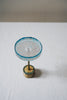 Nobuko Soda - Blue Glass Jewellery Stands with Brass Base